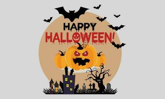 contento Halloween mestieri gnomo maglietta disegno, Magia clipart Halloween illustrazione. vettore