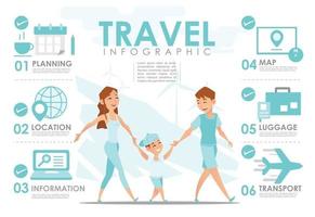 viaggio infografica disegno vettoriale set 2