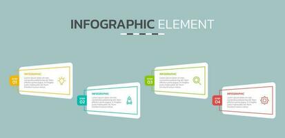 creativo Infografica design modello vettore