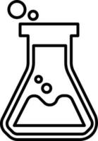 laboratorio liquido icona vettore illustrazione