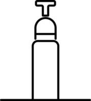 pompa icona vettore illustrazione