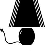 lampada icona vettore illustrazione