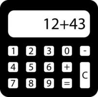 illustrazione vettoriale icona calcolatrice
