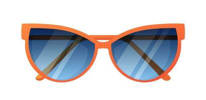 occhiali da sole isolato su bianca sfondo. estate donne S accessorio. vettore illustrazione