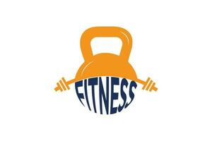 Palestra fitness creativo vettore logo design modello