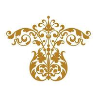 ornato ornamento design e decorativo elementi. classico calligrafico e floreale vettore illustrazione.