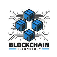 blockchain, criptovaluta pagamento tecnologia icona vettore