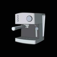 caffè creatore mano disegno vettore, caffè creatore disegnato nel un' schizzo stile, caffè creatore pratica modello schema, vettore illustrazione.