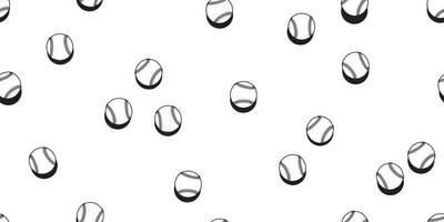 baseball senza soluzione di continuità modello vettore tennis palla piastrella sfondo sciarpa isolato grafico sfondo bianca