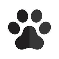 cane zampa vettore logo icona orma francese bulldog simbolo grafico illustrazione gatto