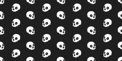 cranio senza soluzione di continuità modello vettore pirata Halloween sfondo osso fantasma isolato sfondo icona
