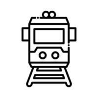 carico treno vettore schema icona stile illustrazione. eps 10