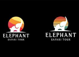 elefante logo design. moderno elefante logo vettore