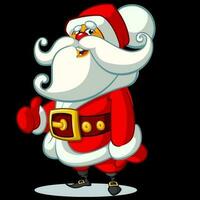 Natale cartone animato di Santa claus. vettore illustrazione