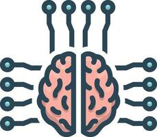 colore icona per inteligente vettore
