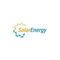 solare energia logo sole tecnologia vettore energia