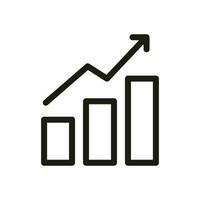 finanza e attività commerciale linea icone. ui icona nel un' piatto design. magro schema icone vettore