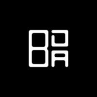 bda lettera logo creativo design con vettore grafico, bda semplice e moderno logo.