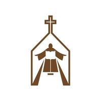 cristianesimo religione vettore icona, cattolico fede