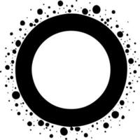 cerchio telaio - minimalista e piatto logo - vettore illustrazione