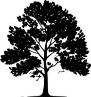 albero - minimalista e piatto logo - vettore illustrazione