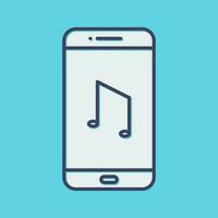 musica App vettore icona