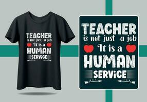 insegnante è non appena un' lavoro esso è un' umano servizio vettore