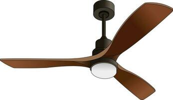 soffitto fan con leggero isolato vettore iartwork