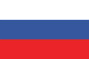 bandiera di russia.nazionale bandiera di Russia vettore