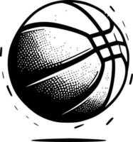 pallacanestro, minimalista e semplice silhouette - vettore illustrazione