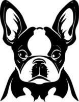 francese bulldog, minimalista e semplice silhouette - vettore illustrazione