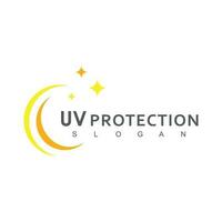 uv protezione vettore icona, ultravioletto logo