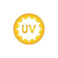 uv protezione vettore icona, ultravioletto logo