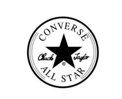 conversare tutti stella logo marca scarpe nero simbolo design vettore illustrazione