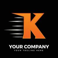disegno del logo della lettera k vettore