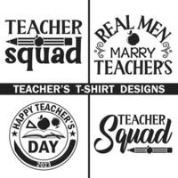vettore contento insegnanti giorno maglietta design.