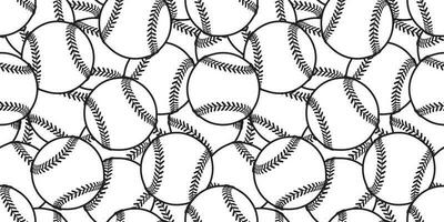 baseball senza soluzione di continuità modello vettore tennis palla piastrella sfondo sfondo sciarpa isolato grafico bianca