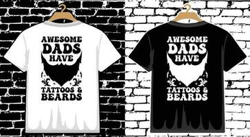Il padre di giorno t camicia disegno, vettore Il padre di giorno t camicia disegno, papà camicia, padre tipografia t camicia design