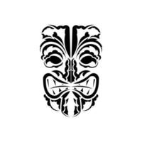 modello maschera. tradizionale totem simbolo. semplice stile. vettore al di sopra di bianca sfondo.