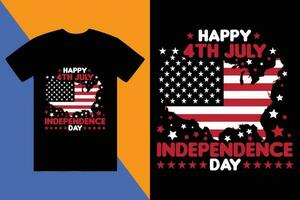 4 ° di luglio maglietta disegno, Stati Uniti d'America maglietta disegno, indipendenza maglietta design vettore