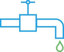 rubinetto vettore icona