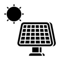 icona del design perfetto del pannello solare vettore