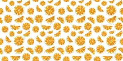 senza soluzione di continuità luminosa leggero modello con arance per tessuto, disegno etichette, frutta sfondo. vettore