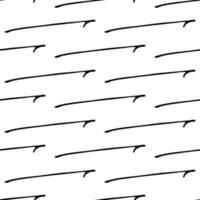 senza soluzione di continuità modello con nero mano disegnato scarabocchio frecce su bianca sfondo. astratto grunge struttura. vettore illustrazione
