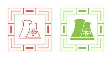 nucleare pianta vettore icona
