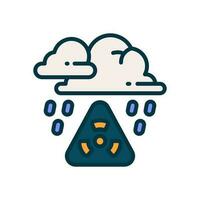 acido pioggia icona per il tuo sito web, mobile, presentazione, e logo design. vettore
