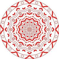 moderno creativo mandala design sfondo vettore