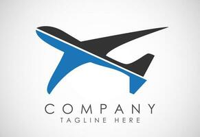 aereo aviazione vettore logo design concetto. linea aerea logo aereo viaggio icona. aeroporto volo mondo aviazione.