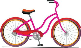 illustrazione vettoriale di bicicletta