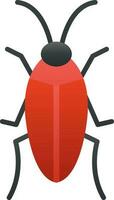 scarafaggio vettore icona design